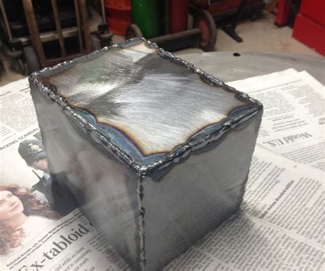 welded steel box|metal box welding project.